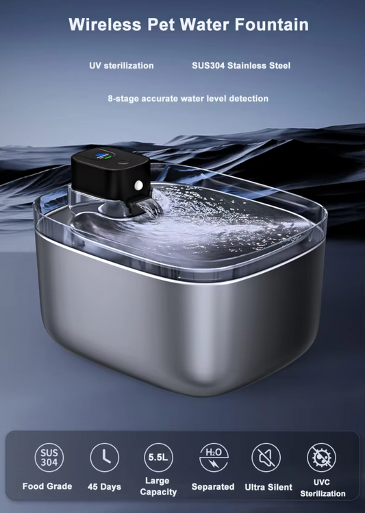 UVPurr™ 5.5L Water Fountain
